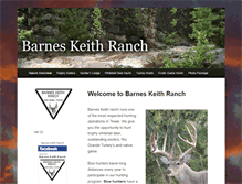 Tablet Screenshot of barnes-keithranch.com